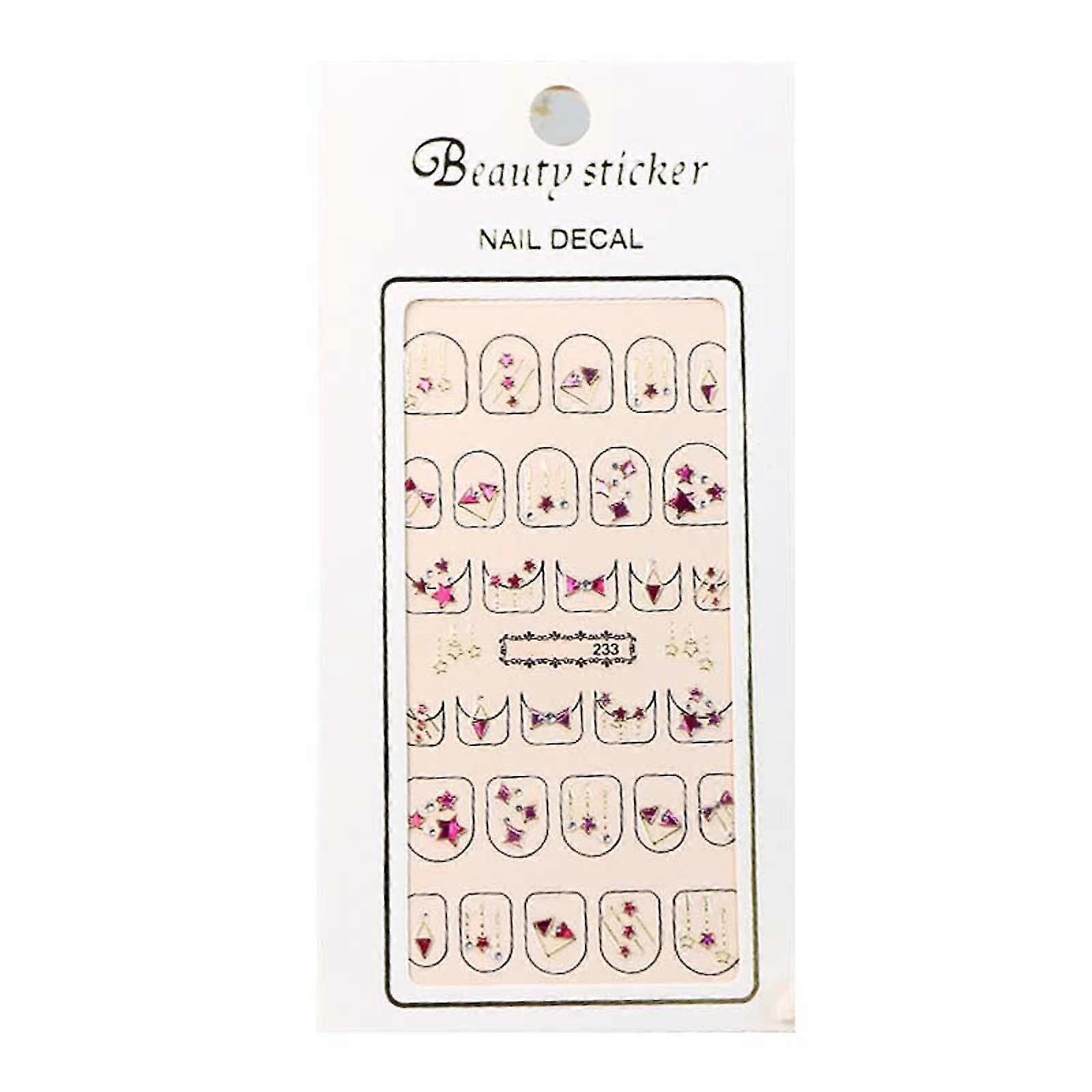 3d برونزينج التقليد الماس مسمار ملصق مسمار الفن الملحقات