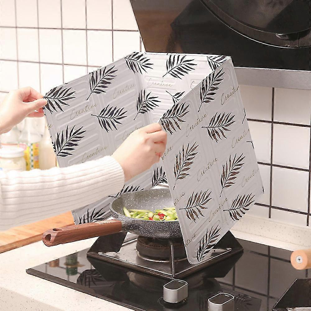 Foldable Kitchen Cooking Frying Pan Oil Splash Screen Cover Anti Splatter Stove Shield Guard For Keeps Kitchen Clean