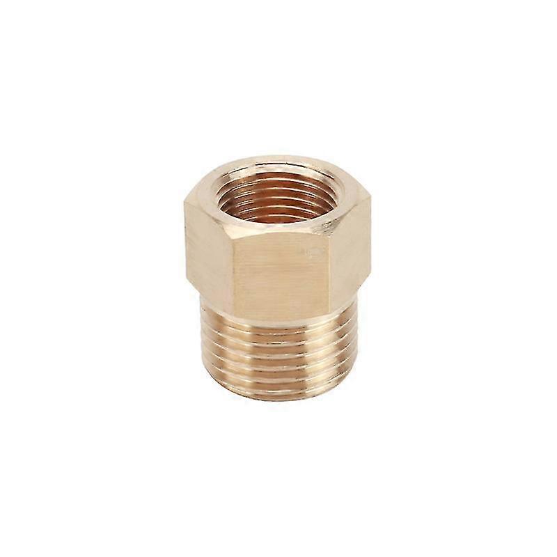 Brass High Pressure Washer Coupler, Female Thread Connector Internal Thread Hose Pipe Adapter(3pcs, Bronze