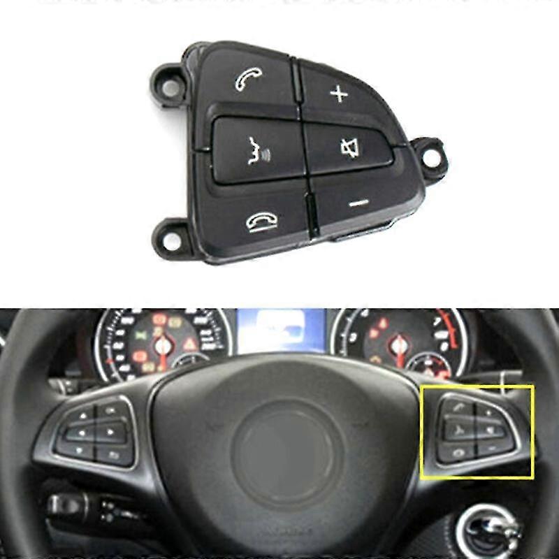 Car Right Multi-function Steering Wheel Switch Buttons Phone Control Key For W166 W156 W246 B 09990