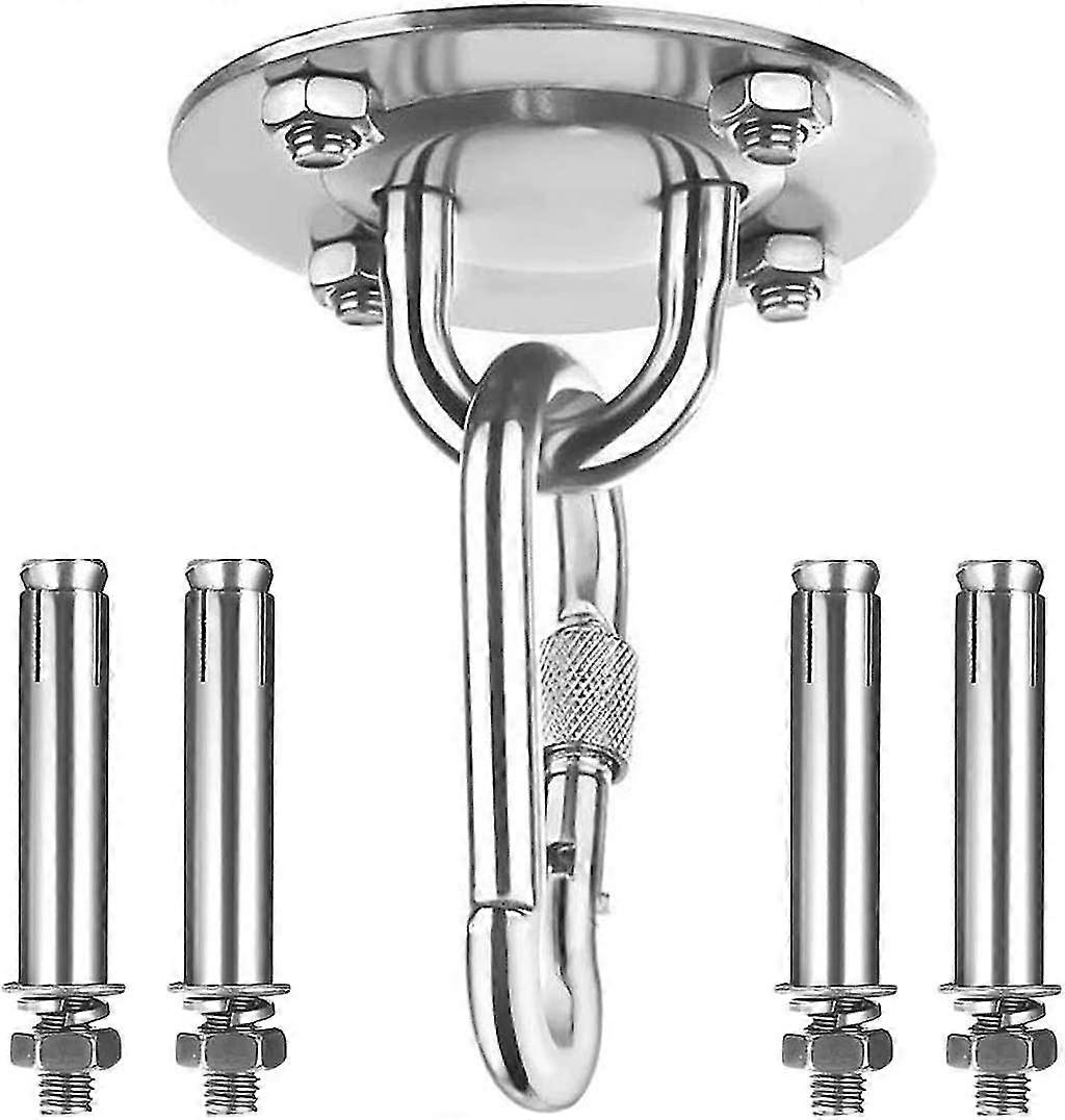 Steel Swing Hangers, Hammock Swing Hooks 500kg Heavy Duty Yoga Hanging Kit, Ceiling Hook