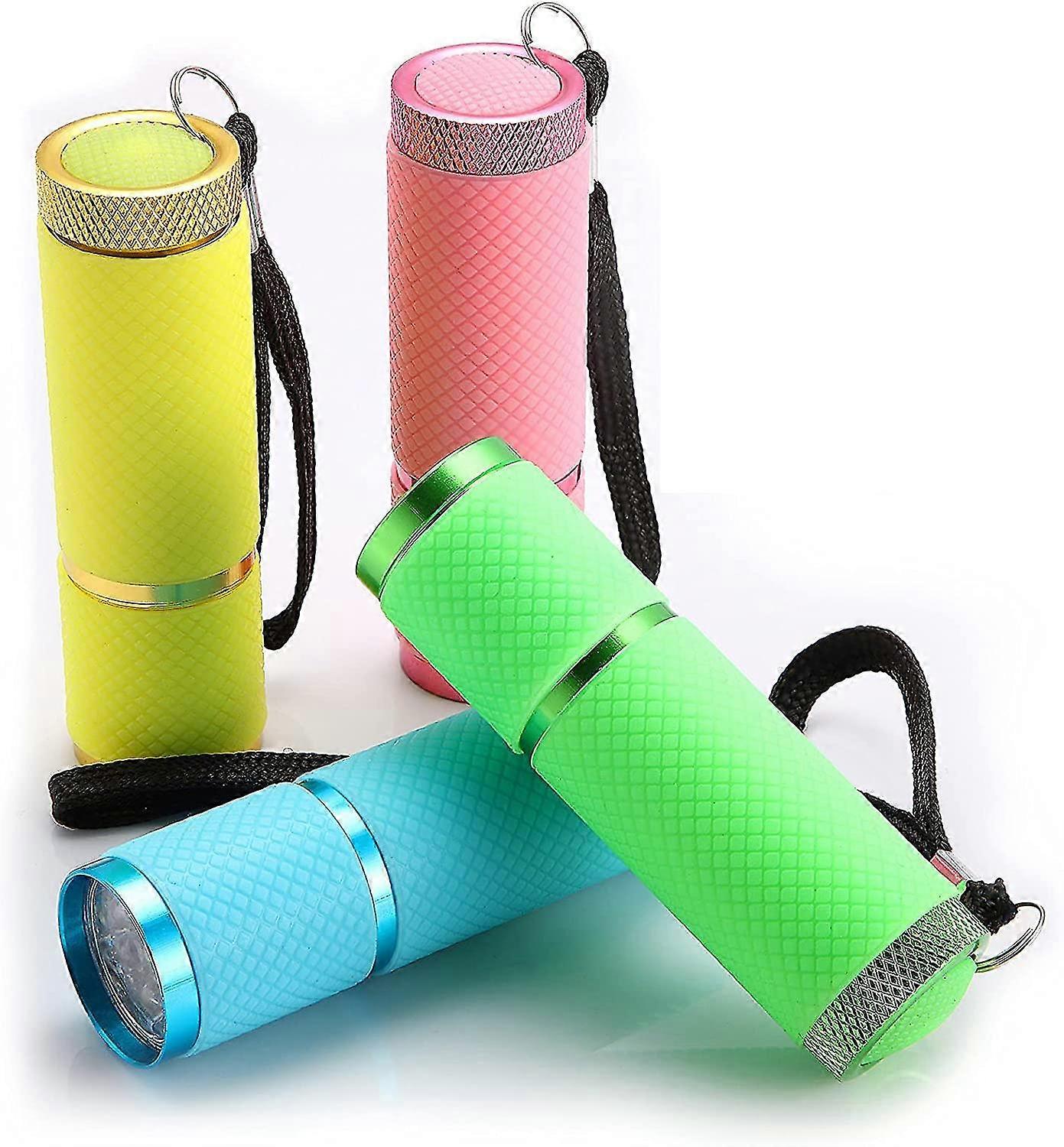 9 Led Flashlights Rubber Coated Flashlights With Handle Mini Led Flashlight Fluorescent Flashlight