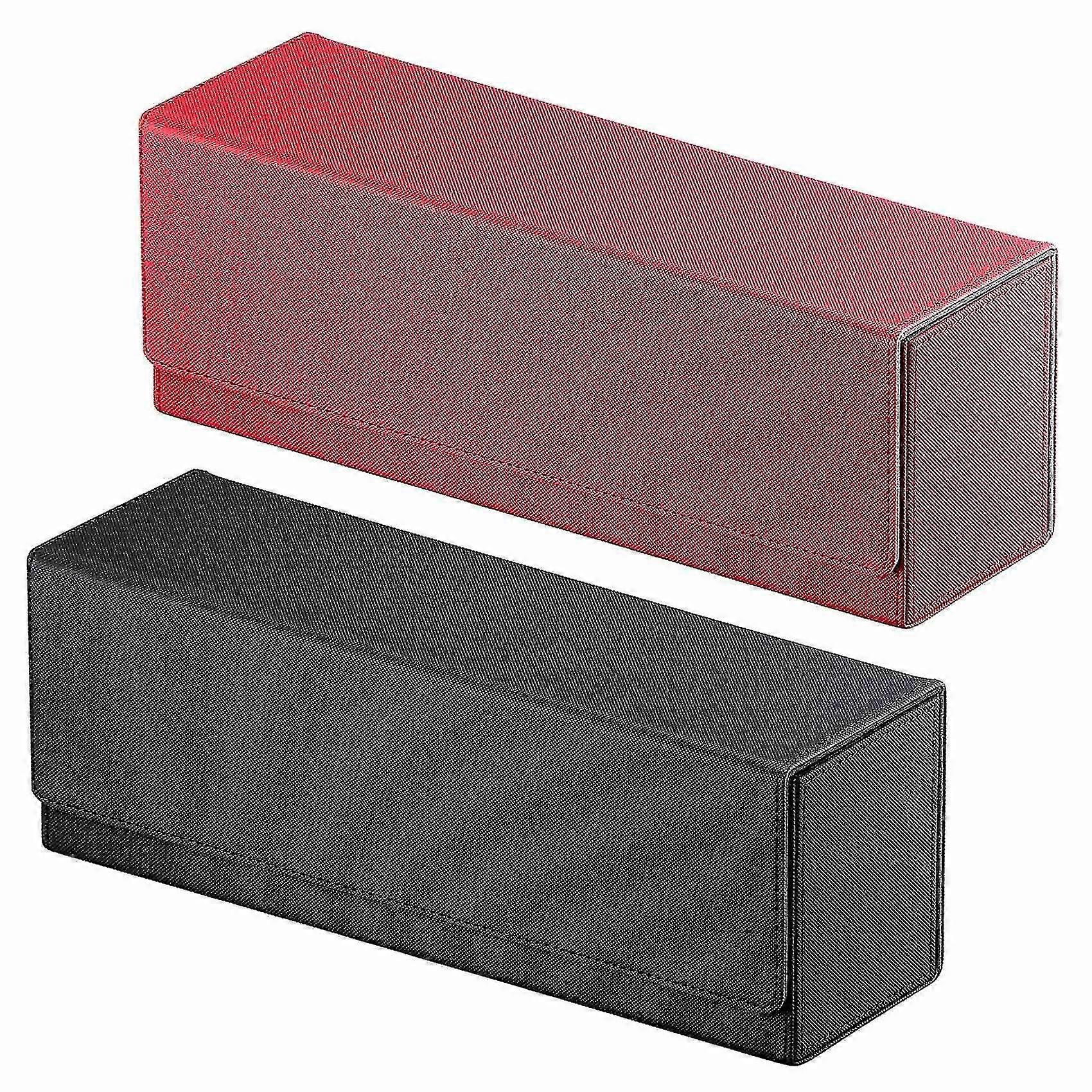 2 Pieces Cards Holding Box Compatible With 400+ Cards Top Loader Storage Boxes