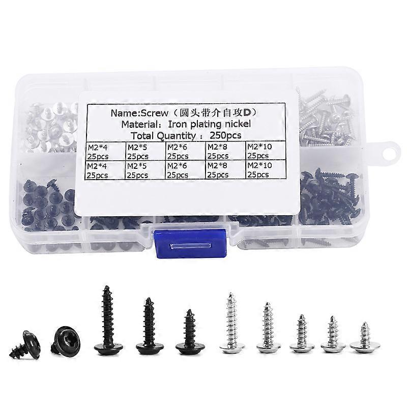 250-piece laptop screw replacement kit