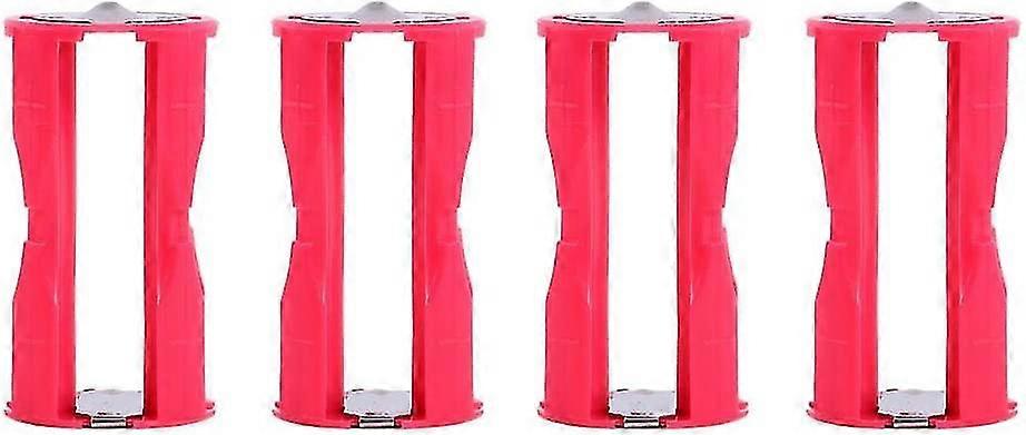 Portable 4pcs 4 Aaa to C Size Parallel Batteries