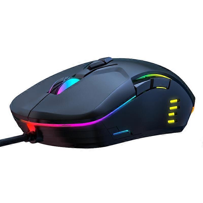 Ergonomic Design Wired Usb Adjustable 6400dpi Mouse Computer Mice School Office
