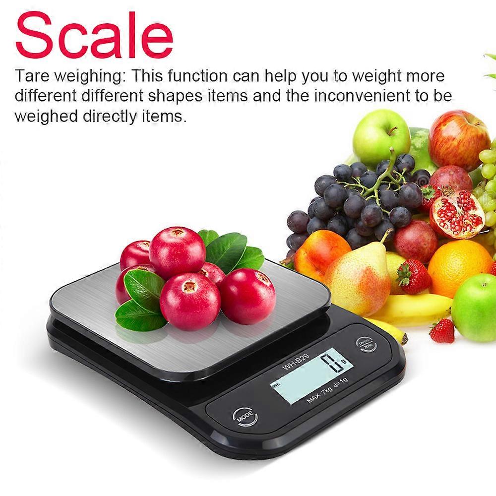 High Precisions LED Digital Display Electronic Scale Kitchen Waterproof Electronic Scale 6 Level Automatic Shutdown Time Setting