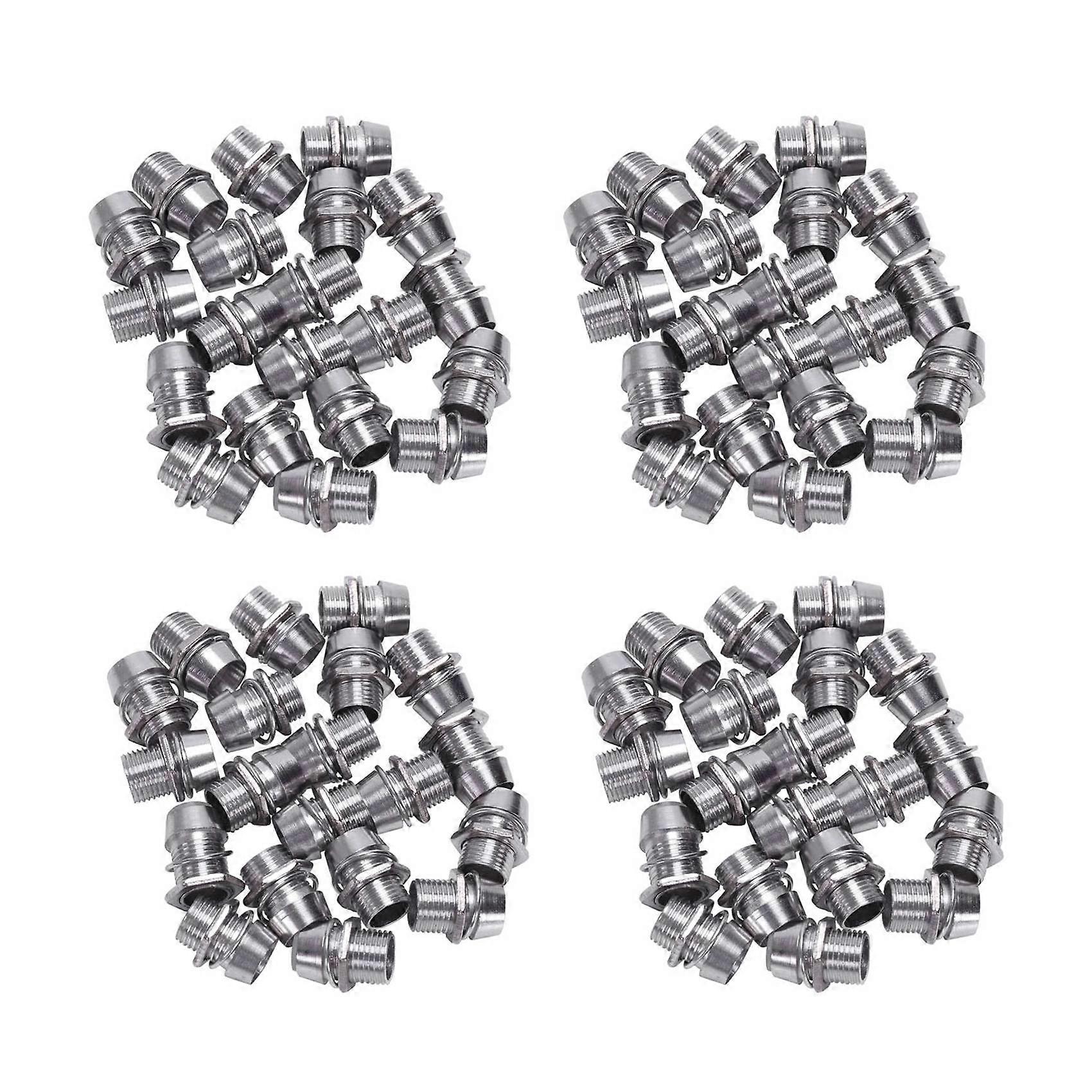 80 Pcs Copper 5mm Light Emitting Diode LED Holder Mount Panel Display