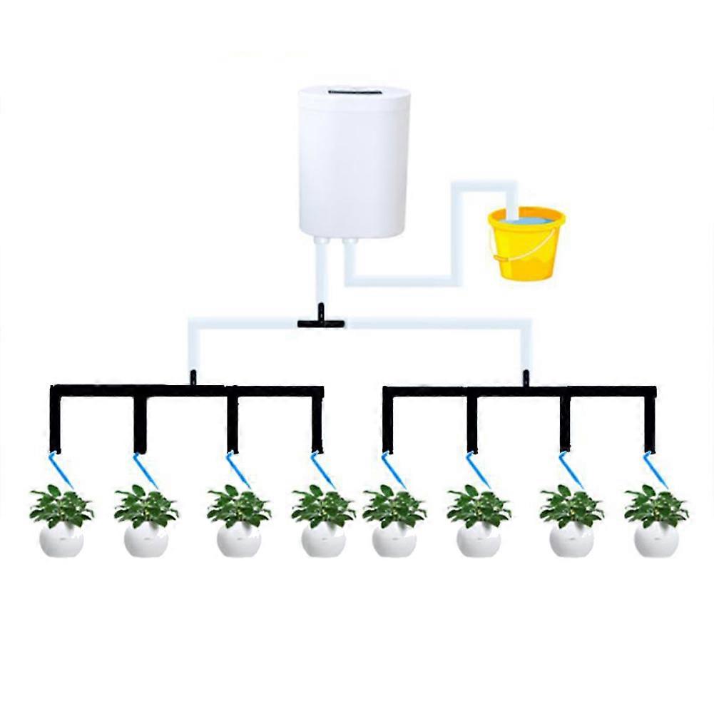 8 Head Pump Timer System Outdoor Automatic Watering Pump Controller Flowers Plants Home Sprinkler D