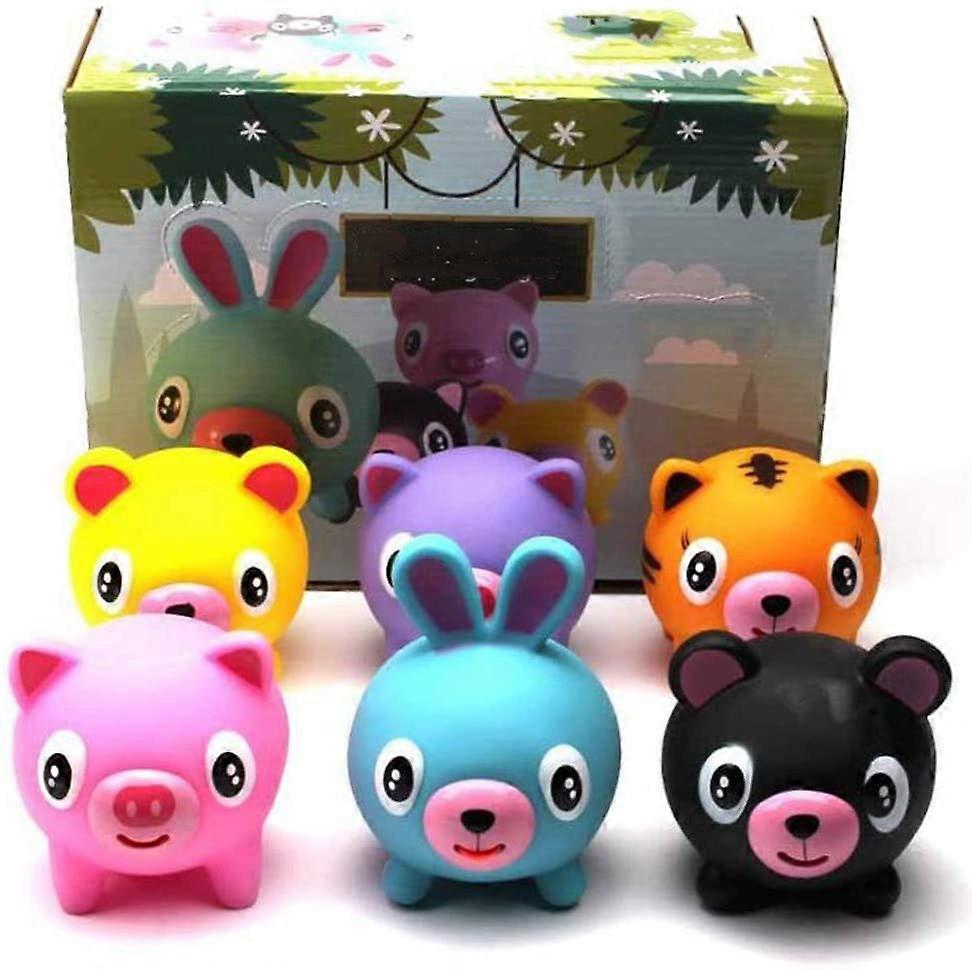 ストレス解消玩具トーキングアニマルボールタンアウトストレス解消玩具スクイーズおもちゃ子供向けギフト5色ランダム混合