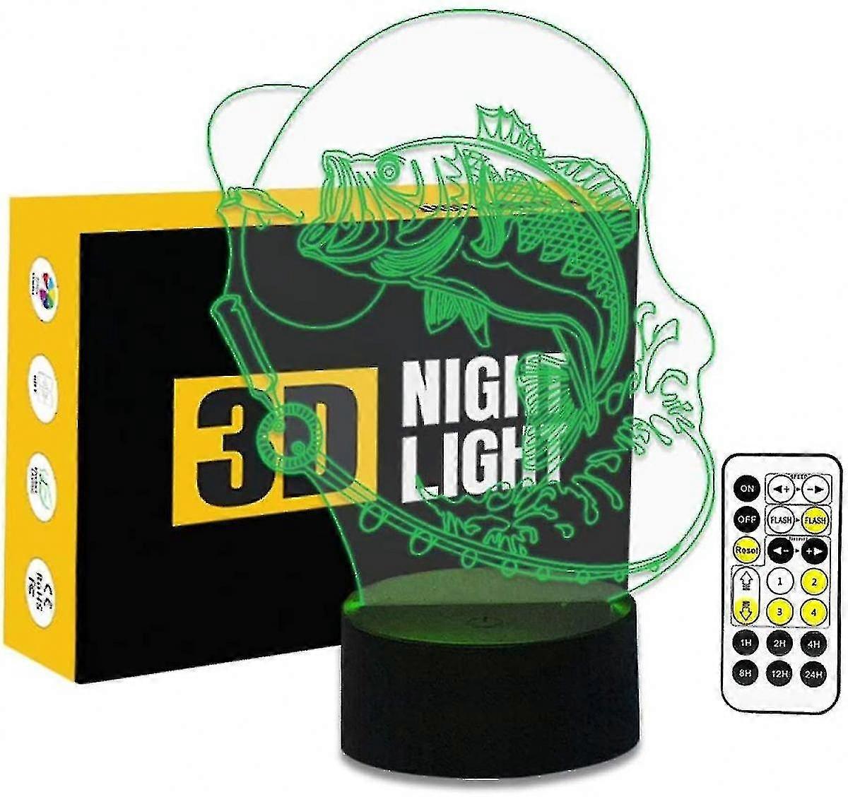 Bubble 3d Optical Illus Lamp 7 S Chan Timing Remote