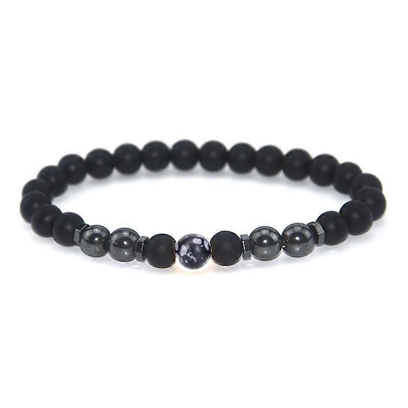 3Τμχ Αντιδιογκωτικό βραχιόλι οψιδιανού Anklet Anti-varicose Πρήξιμο Anklet Wristbandstyle 2