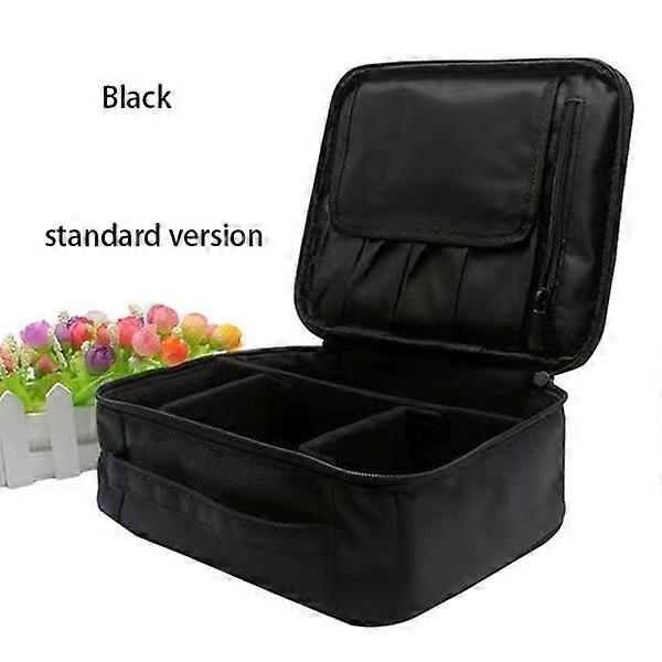 Adjustable divider portable cosmetics makeup brush cosmetic storage box