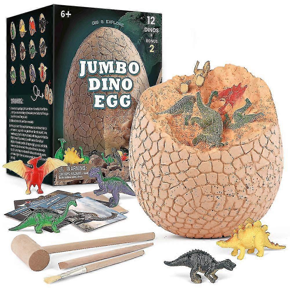 Giocattolo educativo Uovo gigante set archeologico di scavo