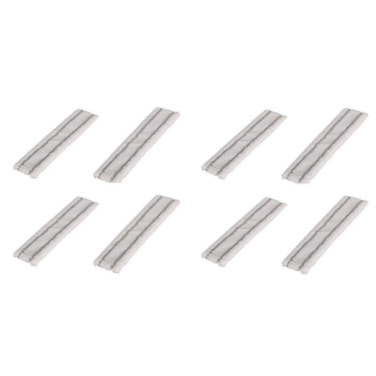 8PCS 7cmx27.5cm Microfibre Mop Cloths for WV1 WV50 WV75 Window Cleaning Machine Durable and Practic