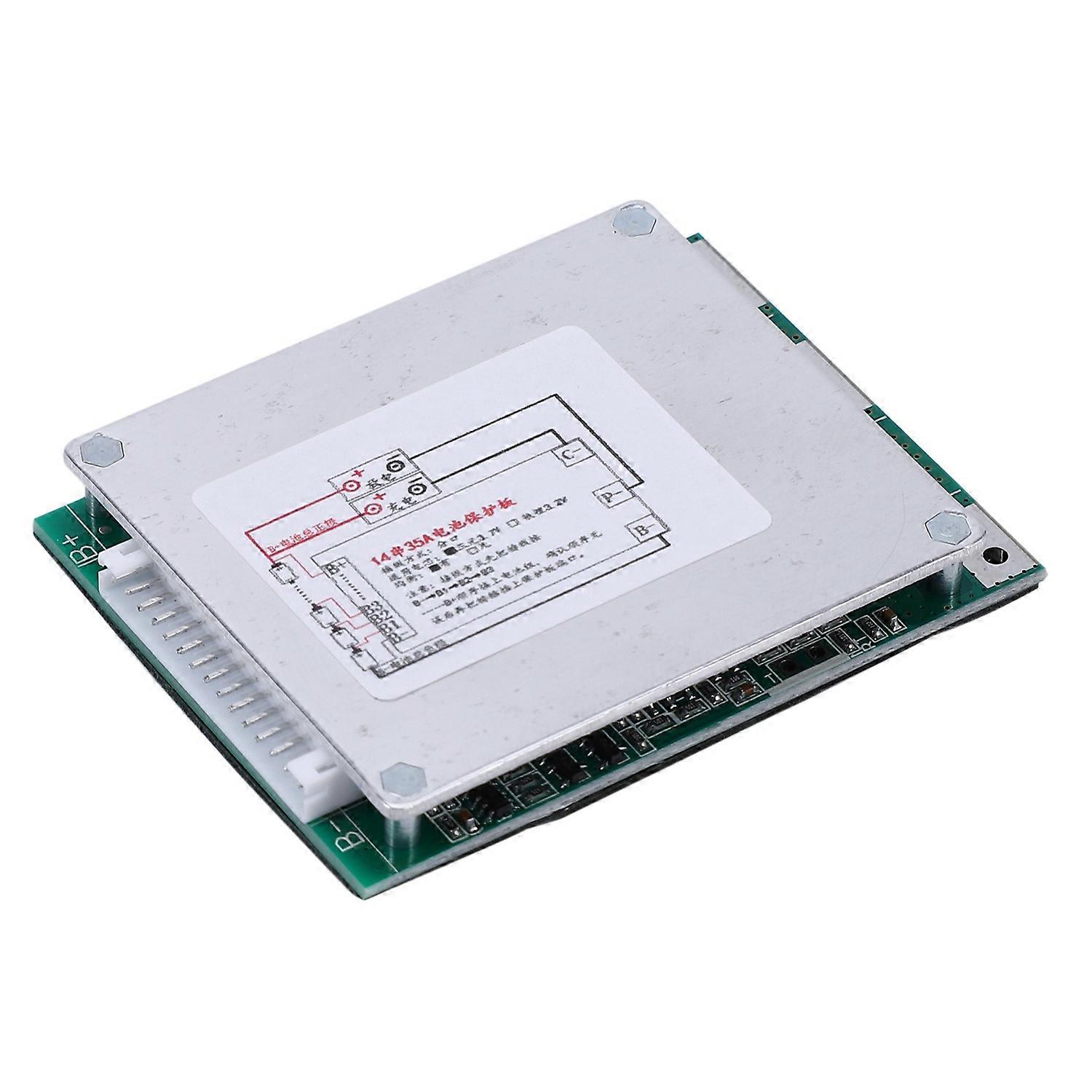 14S 52V 35A Li- Lipolymer Battery Protection Board BMS PCB Board with Balance for EBike EScooter