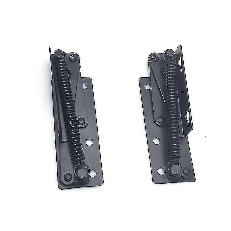 [2 Pack] Folding Bed Lift Hinge 3 Position Angle Mechanism Lazy Sofa Bracket Self-Locking Hinge Furniture Accessories (Black)