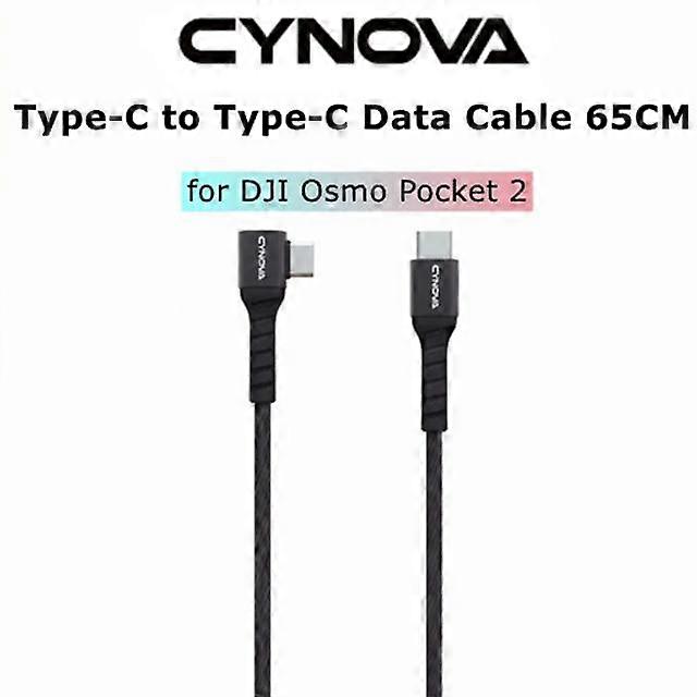 Type C to Type C Data Cable 65CM for DJI Osmo Pocket 2 Osmo Action and Mavic Air 2 Convenient and Easy to ConnectRemote Control Toy Accessories