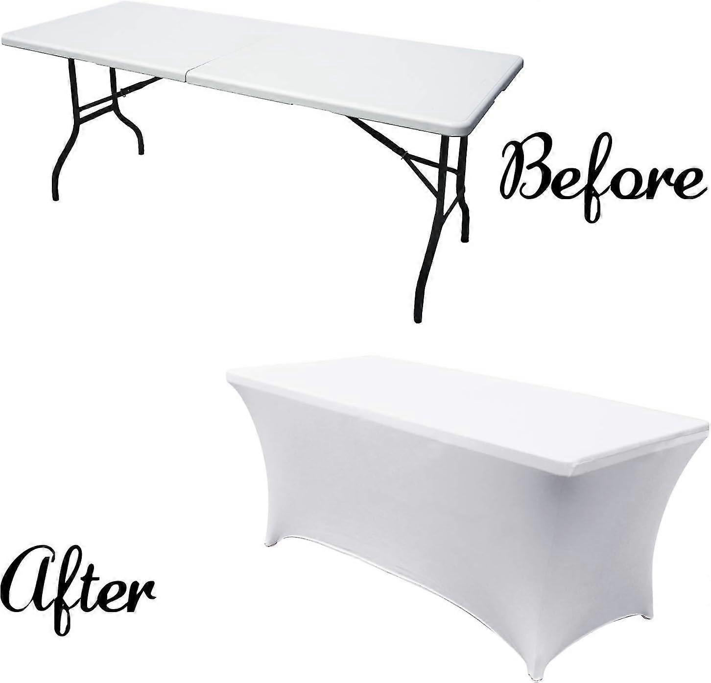 Spandex Housse de table rectangulaire extensible Spandex Nappe