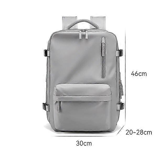 حقائب الظهر قابلة للتوسيع حقائب سفر ذات سعة كبيرة حقائب ظهر طلاب مدرسة مقاومة للماء رجالي أولاد بنات 16 بوصة كمبيوتر محمول BackPack