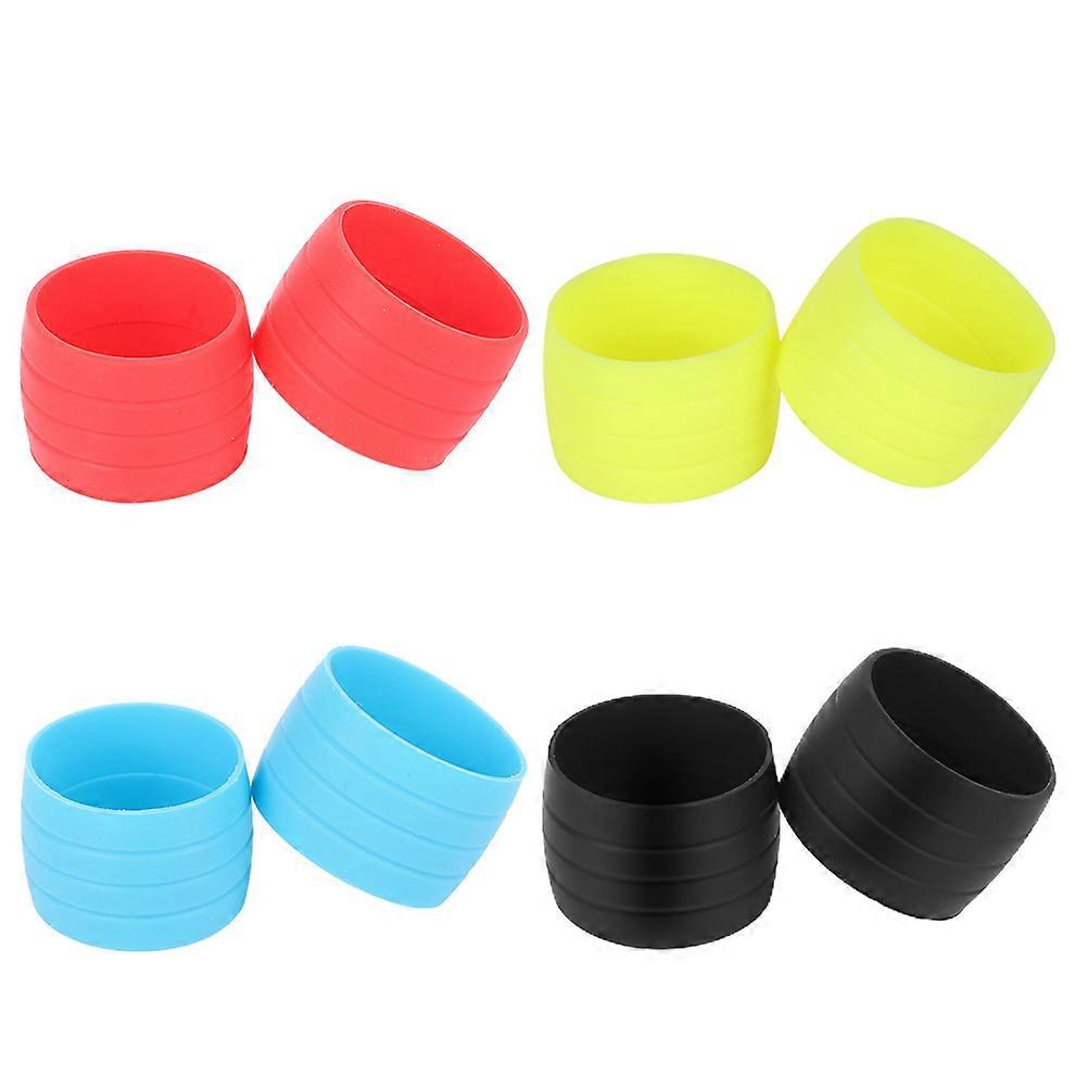4 Pairs of Handlebar Tape Fixed Rings Bike Grip Wrap Anti-Slip Holding Fixing Loop