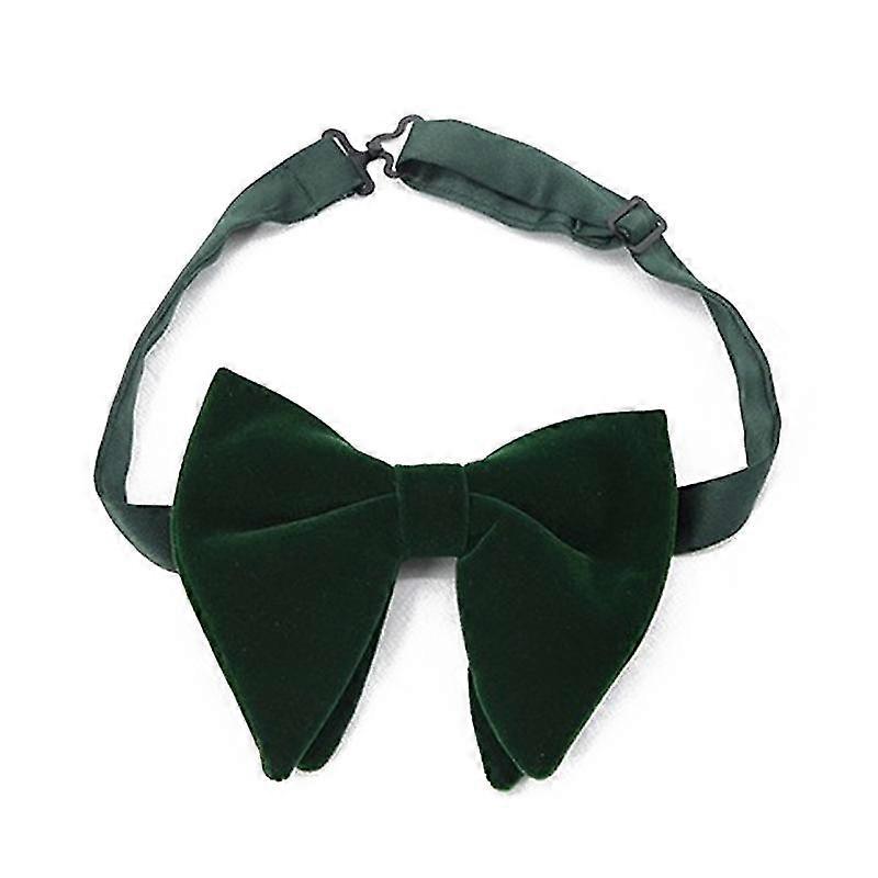 女性のためのベルベットの大きな蝶ネクタイメンズ新郎の結婚式の蝶ネクタイクラバットアクセサリー