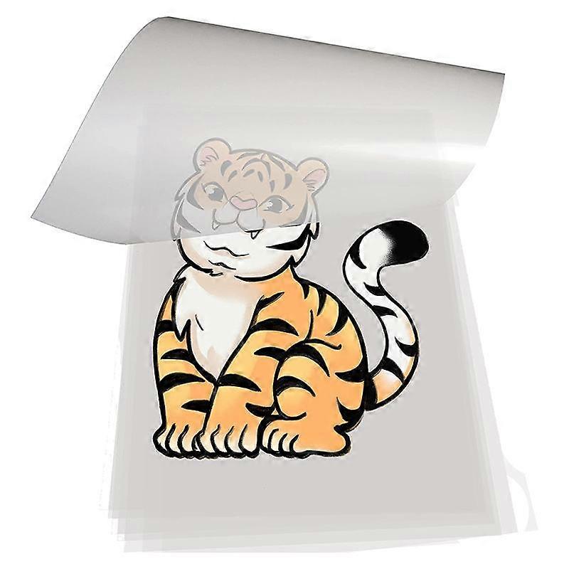 DTF Transfer Film 100 Sheets-A4 PET Heat Transfer Paper for DIY Direct on T-Shirts.Socks,Bags, 8.3
