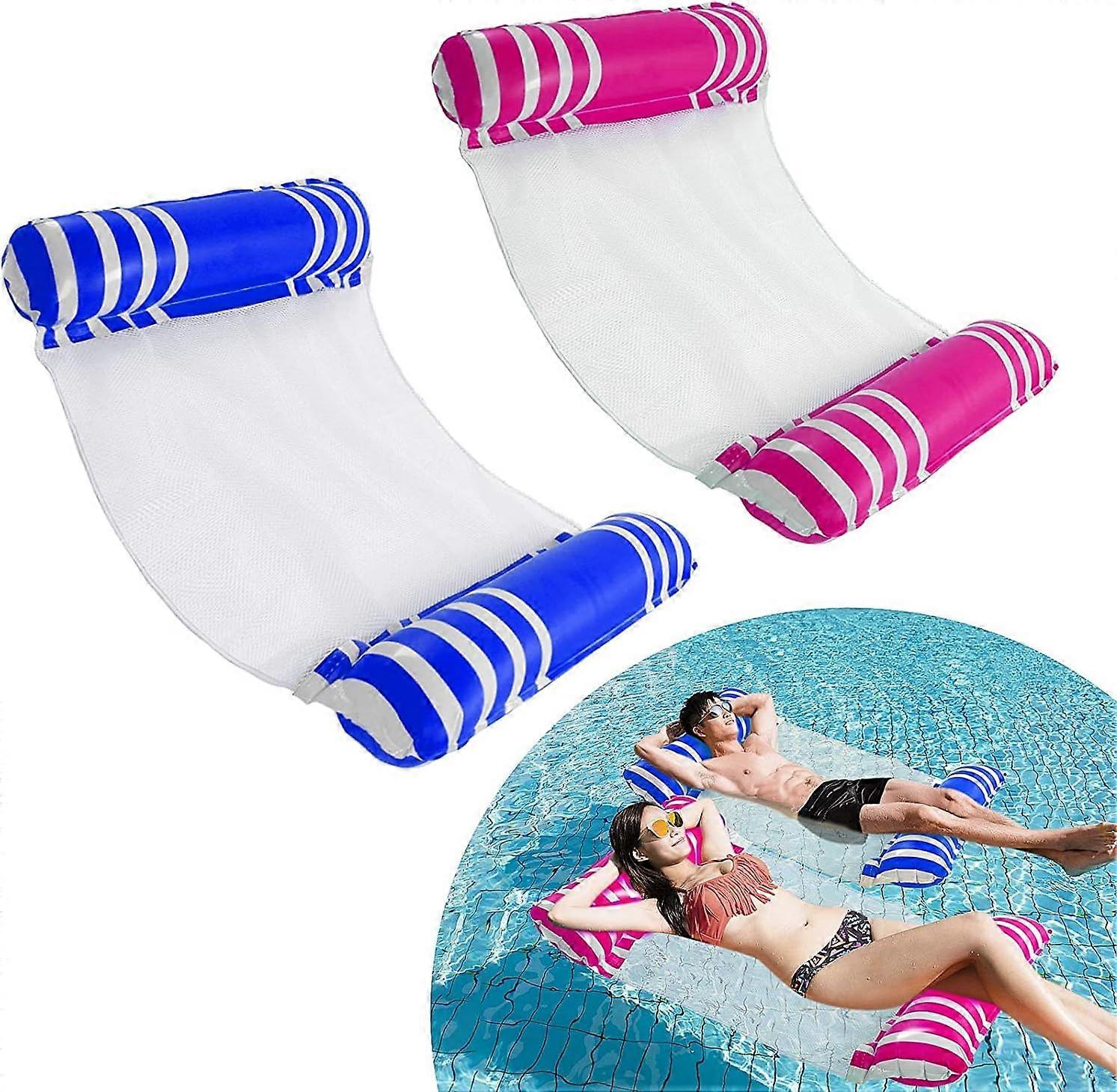 Cuskedye Inflatable Pool Hammock With Multi-Purpose Mesh BottomNEW10