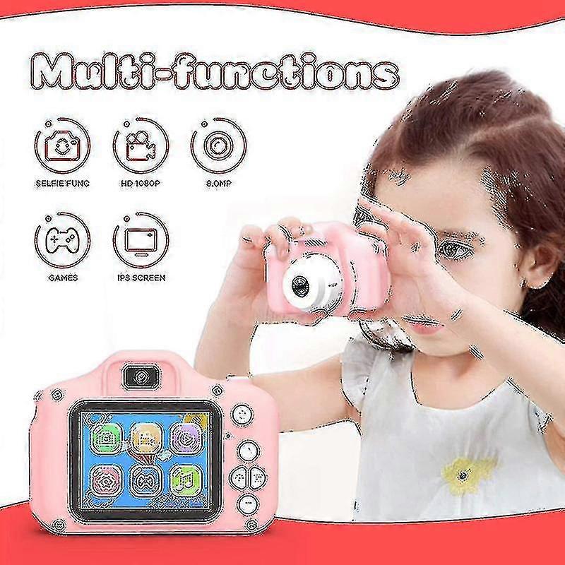 Kids Digital Camera Wifi Instant Print Camera 1080p Hd 32gb Sd Card Selfie Camera