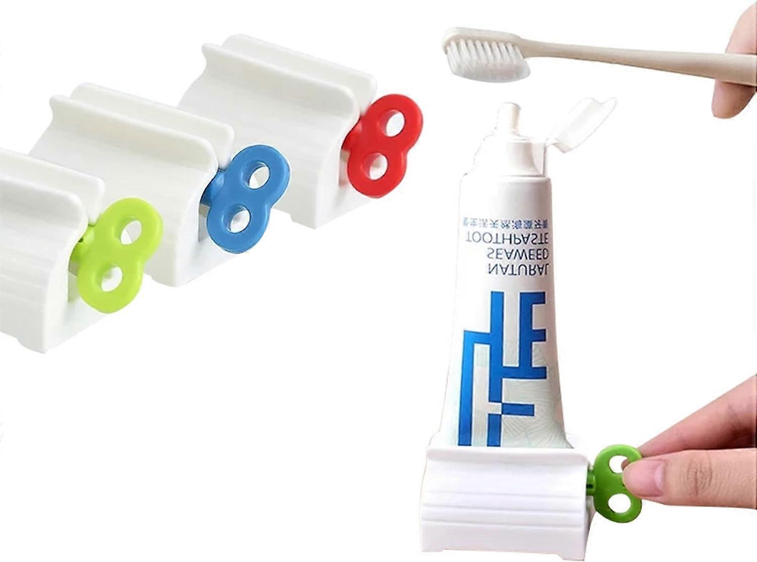 Toothpaste Dispenser, Toothpaste Squeezer, Tube Squeezer, Paint Tube Squeeze Roller for Toothpaste and Cosmetics, 3pcs