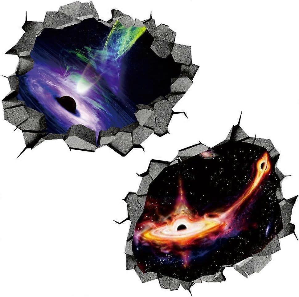 PVC Wall Stickers Wall Decoration Universe Themed Pattern 900x390mm