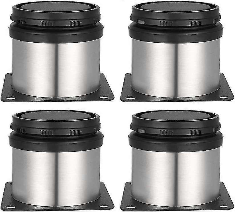 4 pezzi Piedini per mobili, Gambe regolabili, Gambe dell'armadio, Gambe del tavolo spesse, Gambe dei mobili, Acciaio inossidabile, Altezza regolabi...