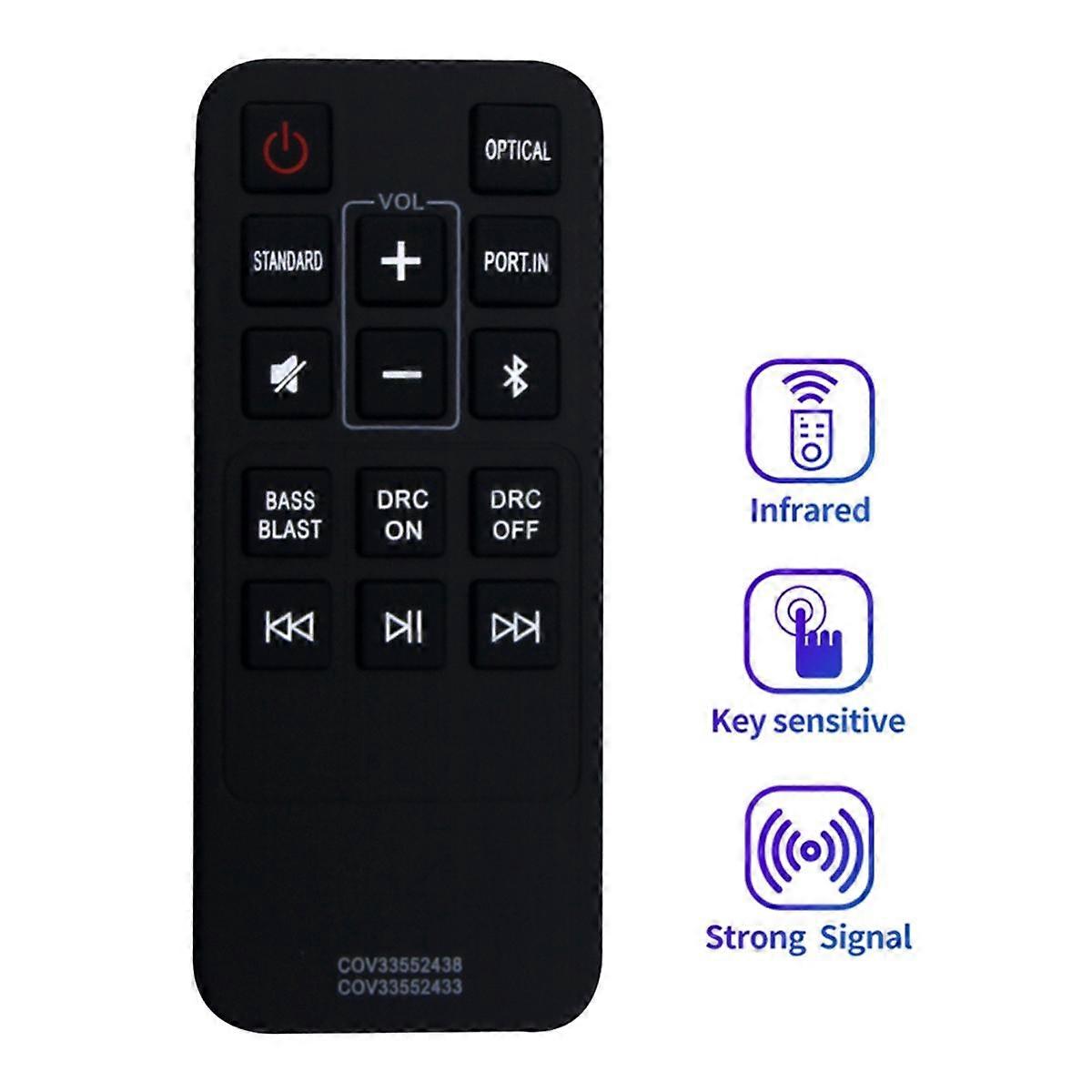 COV33552433 Télécommande remplacée pour barre de son LG SK1