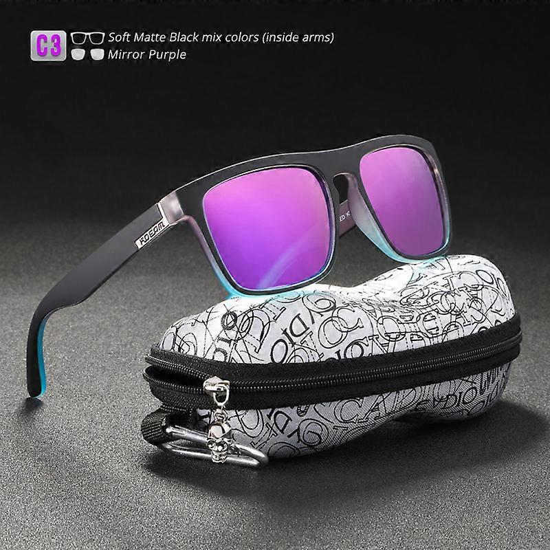 Gafas Polarizadas Pesca Lentes De Sol Geomu00e9trico Para Hombre