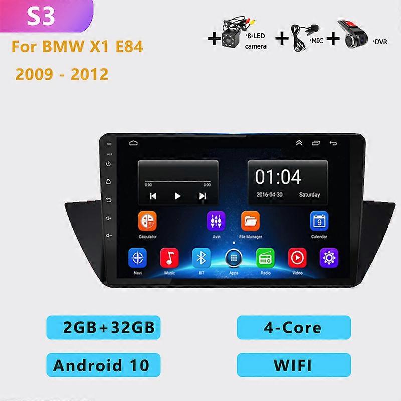2din auto Android player 4G+64G Car radio multimedia Carplay GPS navigation DSP RDS for BMW X1 E84 2009 2010 2011 2012