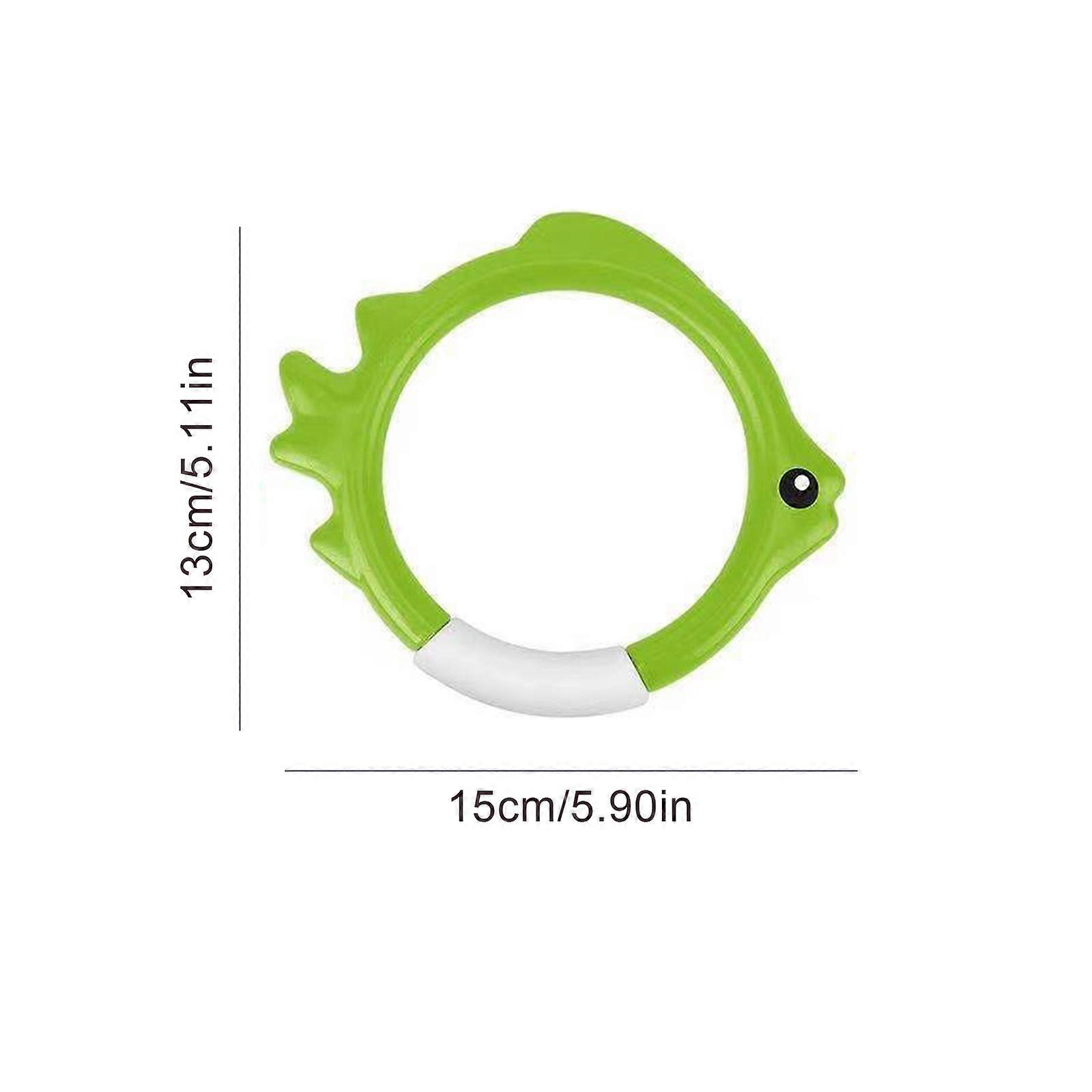 New Upgrade Diving Rings 4 Pieces Fish Shaped Pool Diving Rings for ...