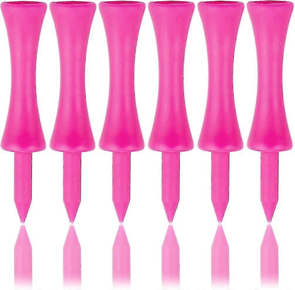 100 Pack 57mm Pink Plastic Golf T Shirts