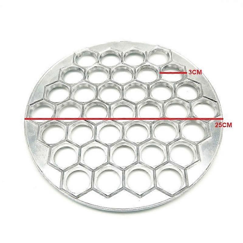 Pelmeni Mold, Dumpling Form, 37 Hull Aluminium Legering Dumpling Mold