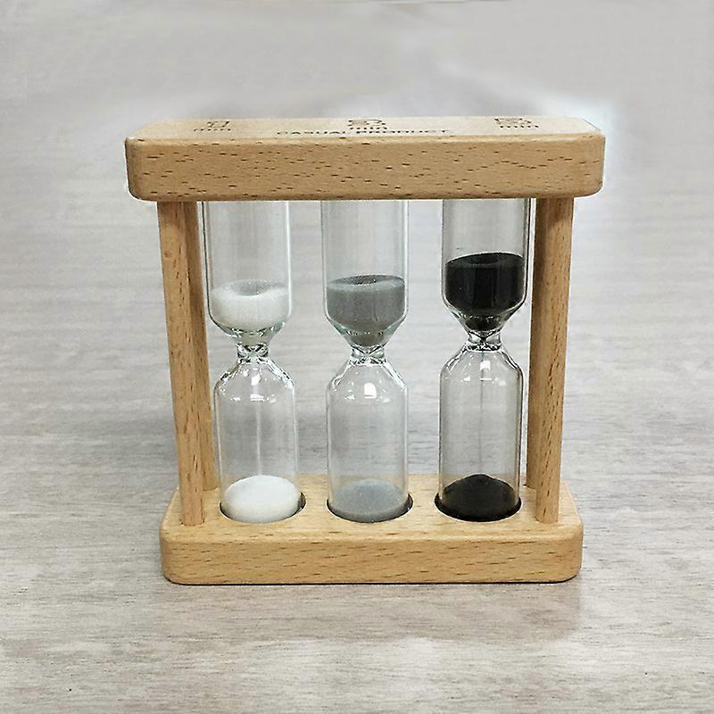 Cylindrical Glass Sandglass Multifunctional Sandglass Timer Personalized Desktop Decoration