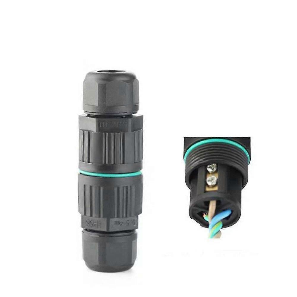 3pin I Shape Ip68 Waterproof Wire Connector With Three Core Cold Press Terminal