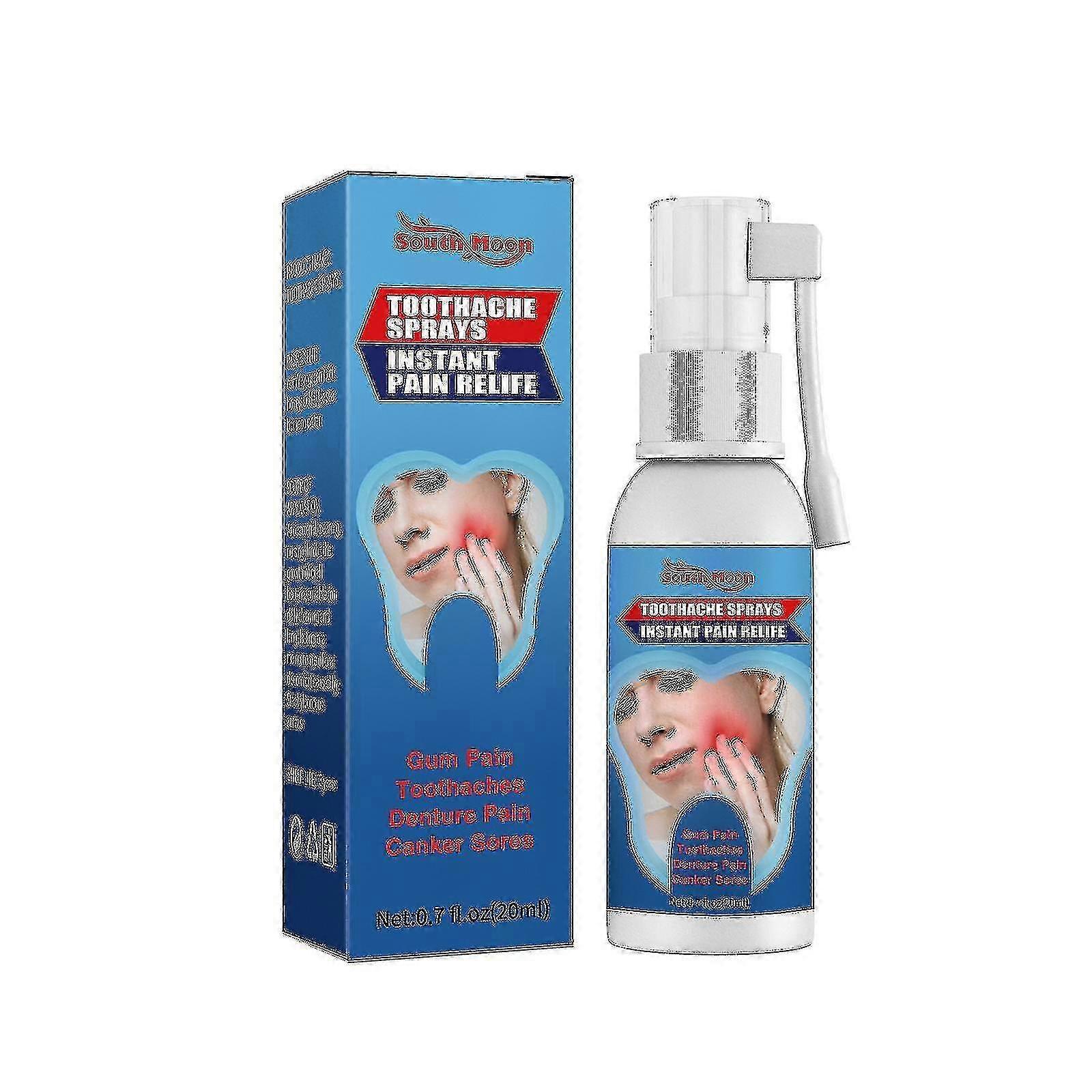3pcs Toothache Spray Gum Swelling Toothache Toothache Water Licorice Tooth Decay Worm Tooth Fire Caries.