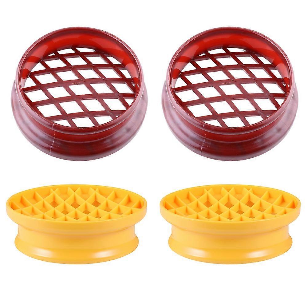4pcs Bread Pineapple Cake Muffin Molds Baking Tool for Bakery?(Assorted Color)