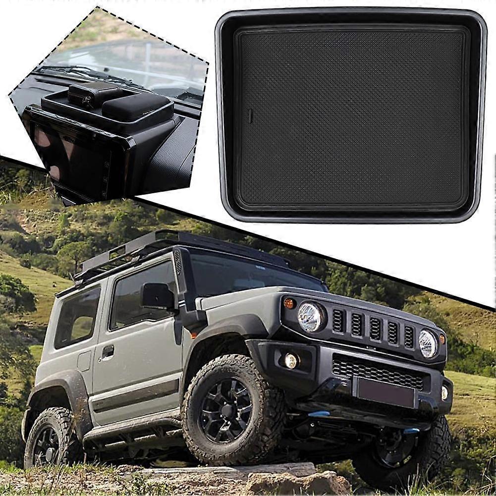 Car Center Console Storage Box With Mat Pad Interior Accessorie for Suzuki