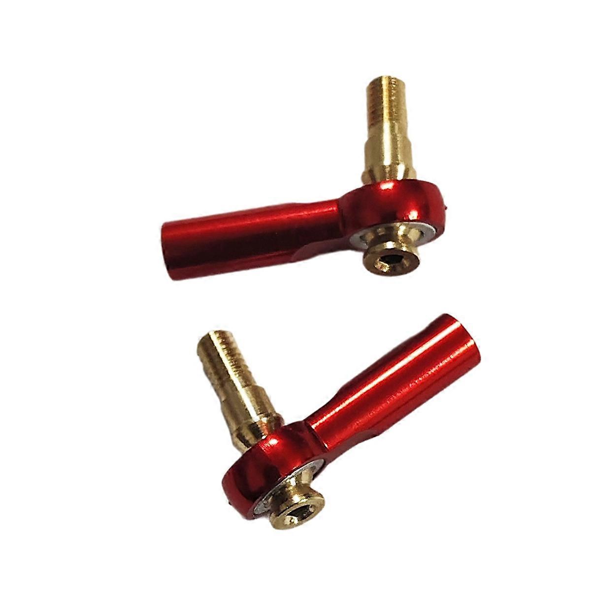 M3 Metal Ballhead Positioning Pull Rod 2mm Tie Rod Metal Ballhead Servo Link Rod M3/M2 T Model Boat Connection Part Red