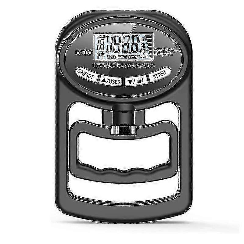 265 Lb/120 Kg Hand Dynamometer Grip Trainer, Black
