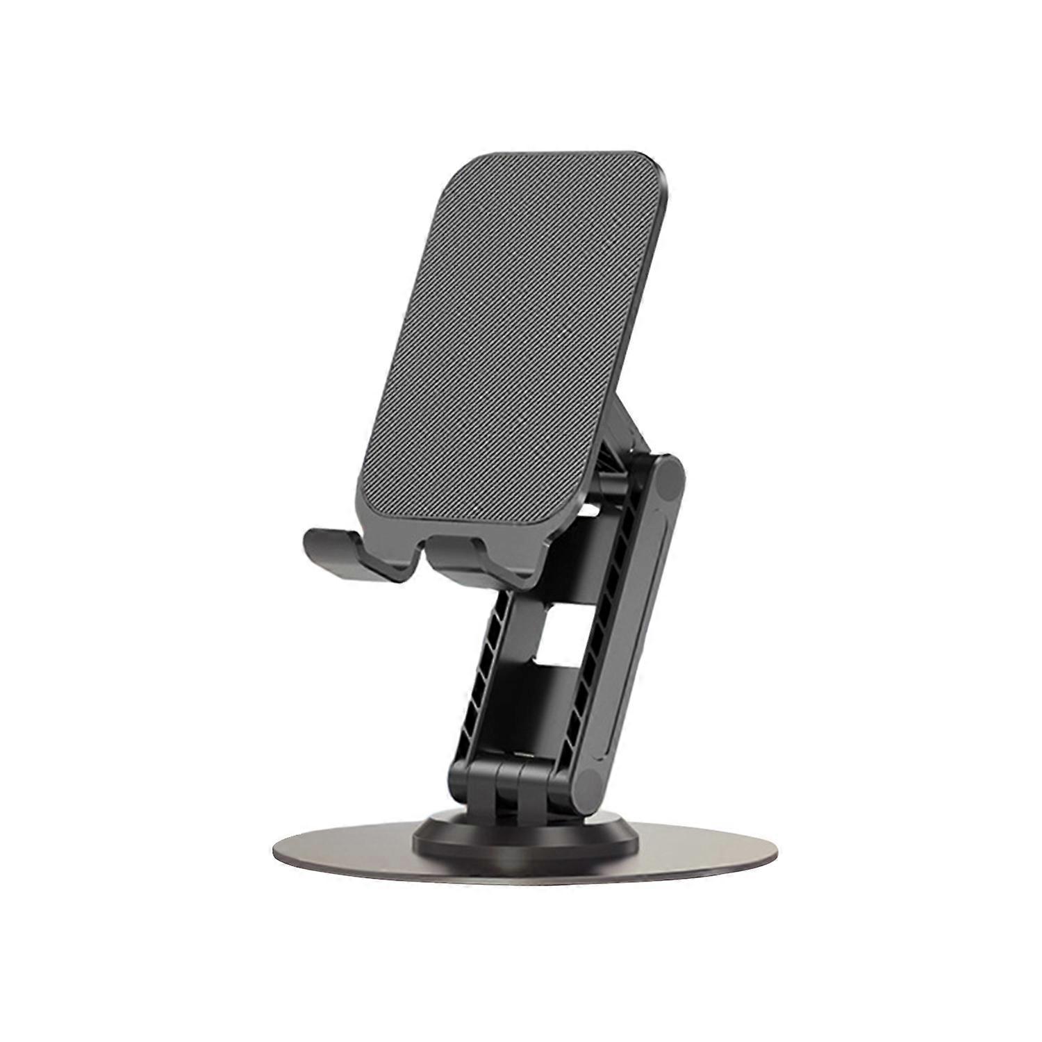 Aluminum Alloy Phone Holder 360° Rotatable Non-slip Foldable Heavy Duty Desktop Tablet Mobile Phone
