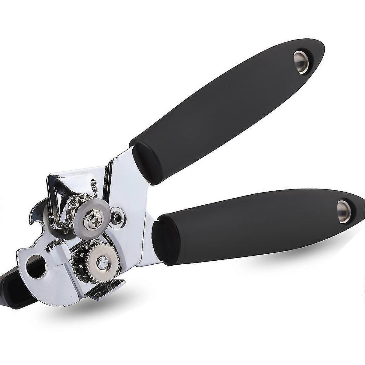 3-in-1 Can er, Manual Smooth Edge And Heavy Duty, Build In Durable Bottle er And Lid Lifter, Round Knob Easy To Operate In Kitchen, 8" Length,2143