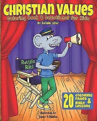 Christian Values Coloring Book Devotional for Kids