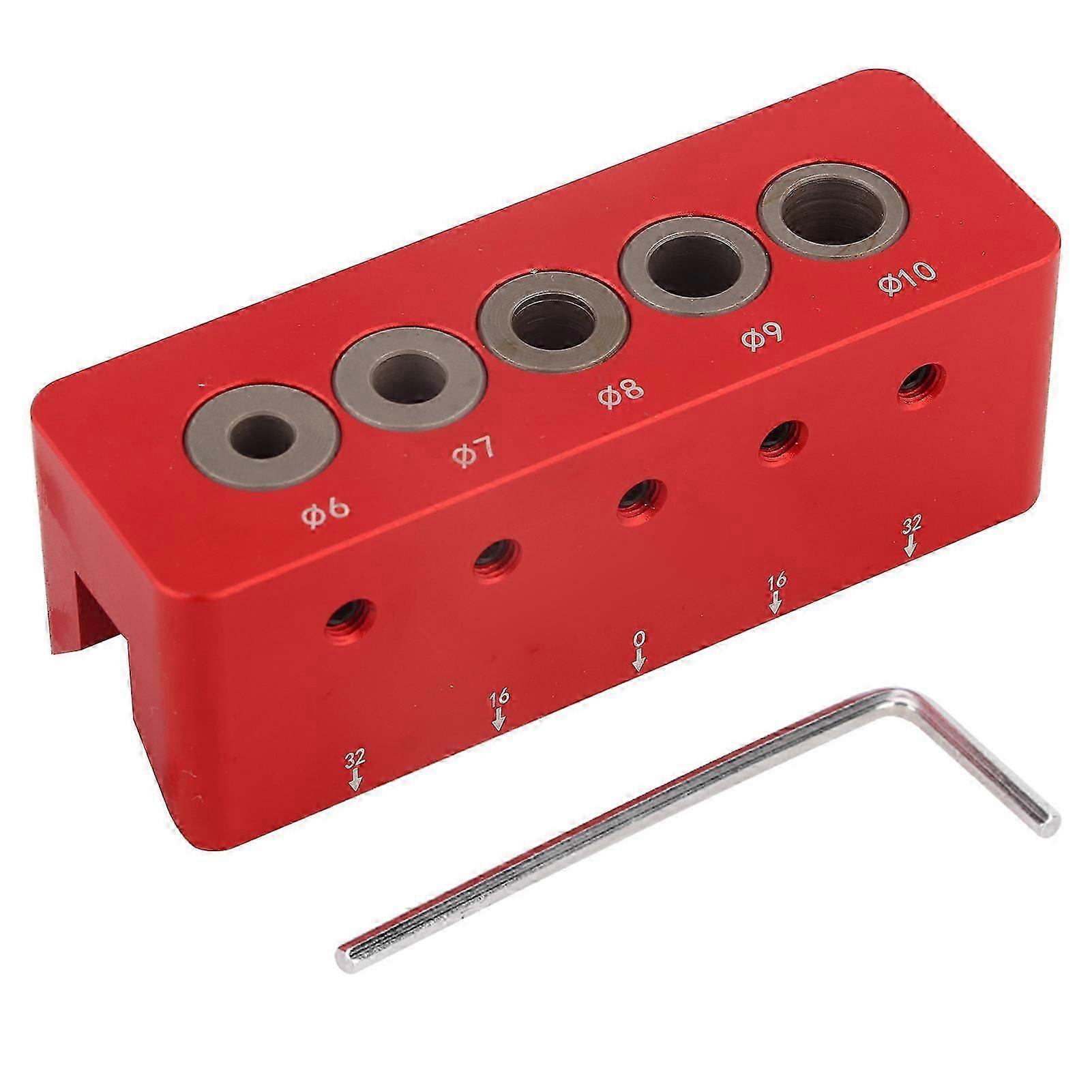 Right Angle Drill Guide Round Pipe Hole Puncher DIY Hole Locator Woodworking Tool