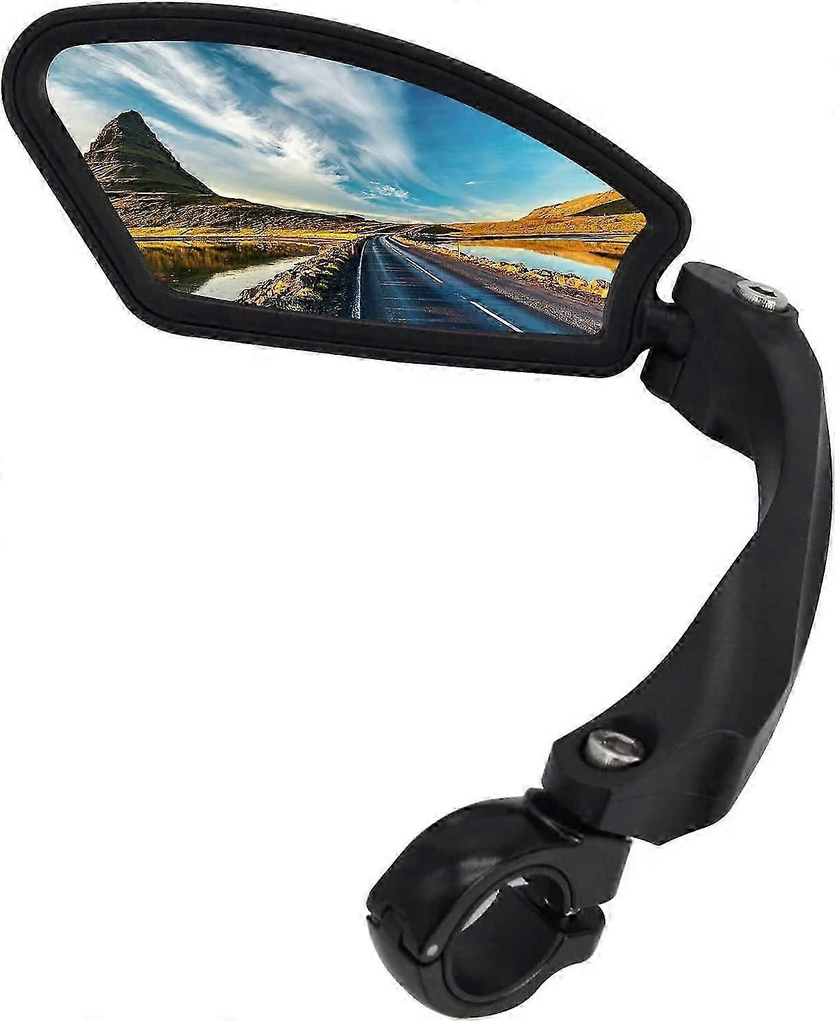 Espelho retrovisor de bicicleta de aço inoxidável HD, geração 2.0 para guidão 21-26mm, compatível com Ebike
